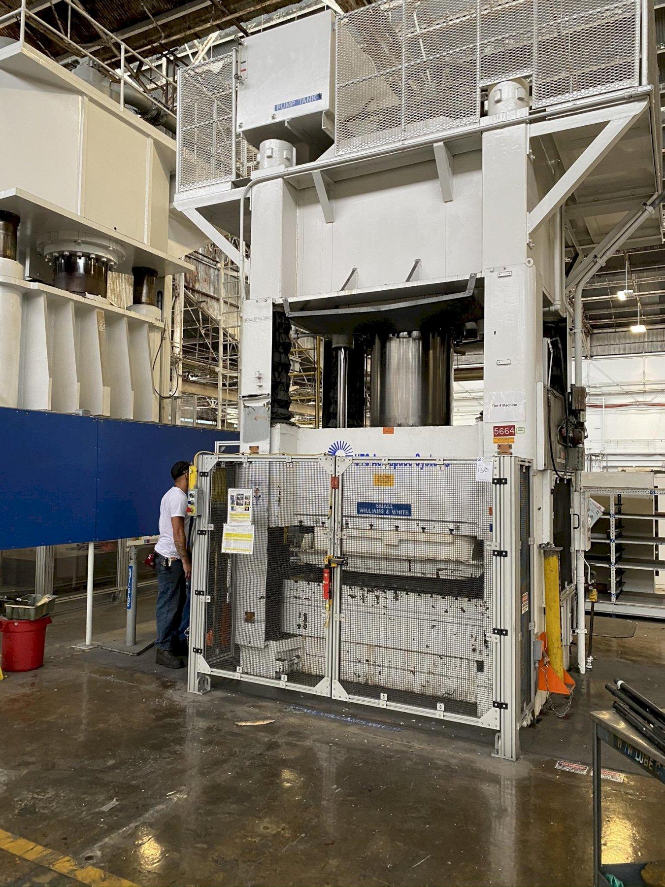 1000 Ton Williams  & White 4-Post Hydraulic Press